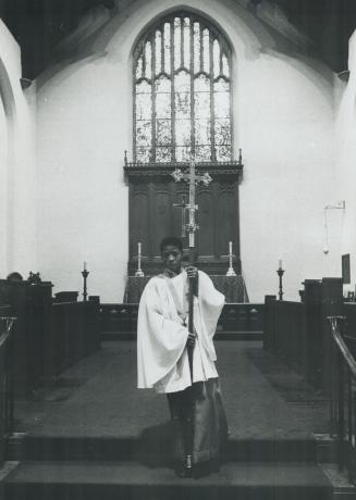 Paul Jones, 14 with the cross