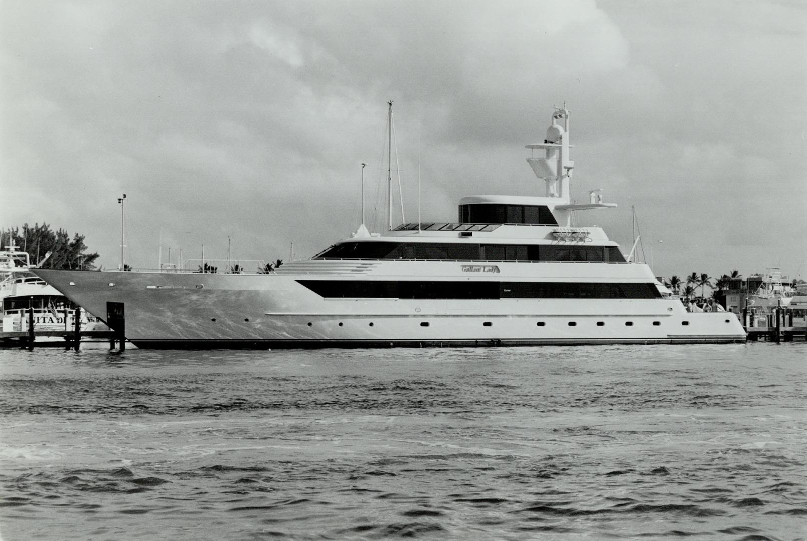 Gallant Lady, an $18-million yacht owned by Fort Lauderdale auto dealer