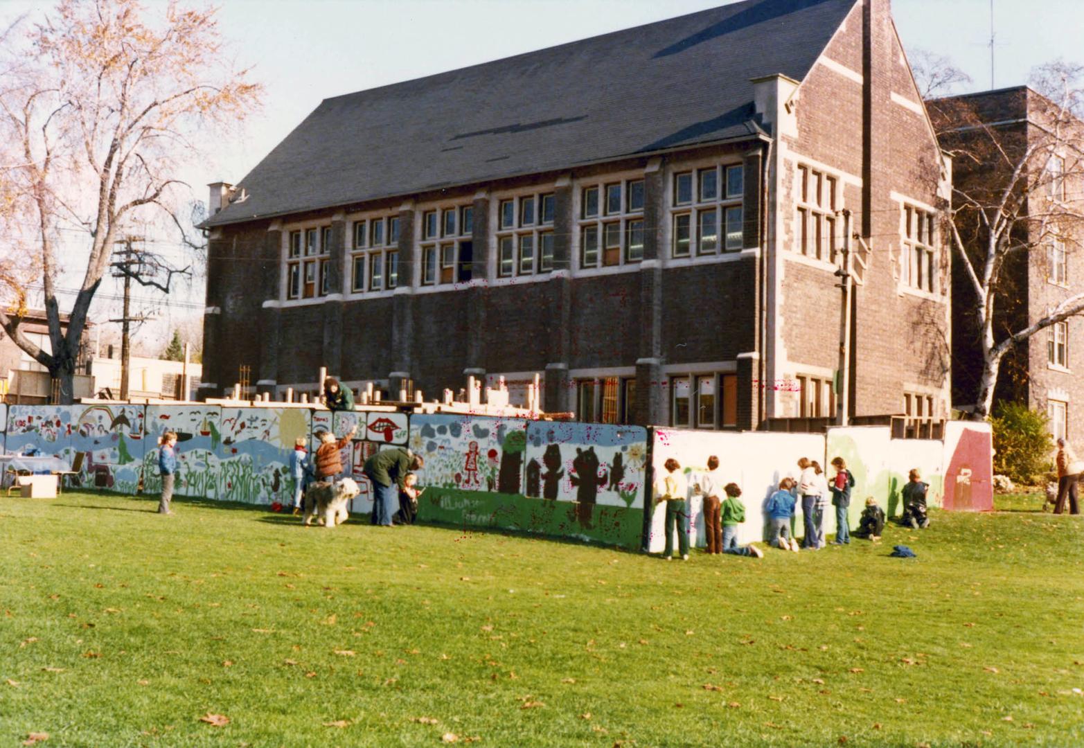 Beaches Library community mural, 1979