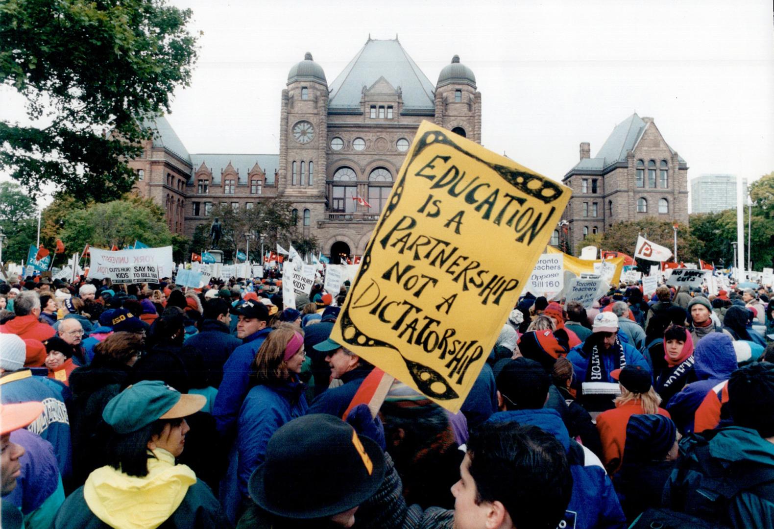 Strikes - Canada - Ontario - Teachers October 27 1997 - November 9 1997