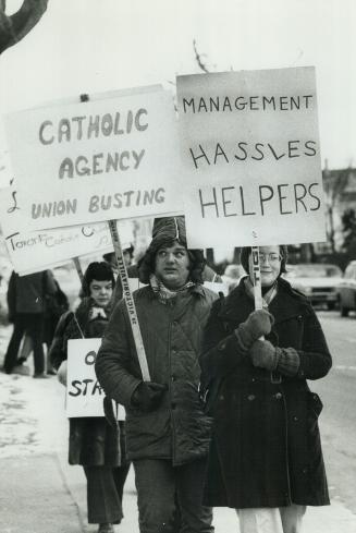 Strikes - Canada - Ontario - Toronto - Catholic children's Aid Society