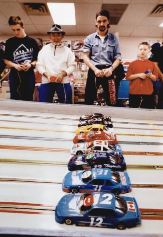 Slot car racing is gaining ground fast