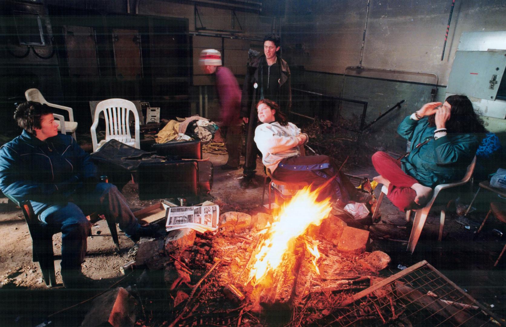Squatters at old Canada Ma Hing Building