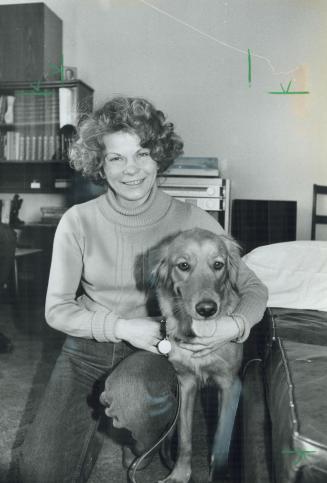 Vindicated: A former restaurant owner was fined $100 yesterday for refusing entry last August to Susan McKinaly of North York, who is blind, seen here in 1980 photo, and guide dog Pepper