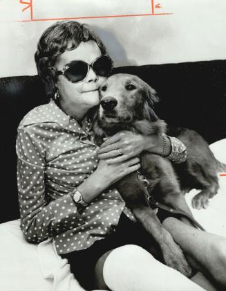 Sylvia Smith and guide dog, Sandy, Sylvia Smith couldn't see what happened but she knows she owes her life to Sandy, the guide dog she got only five weeks ago