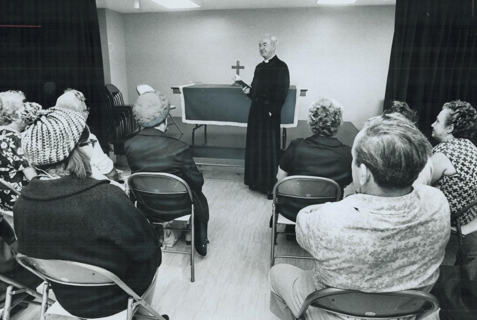 In the Recreation Room of an Ontario Housing unit on Sherbourne St