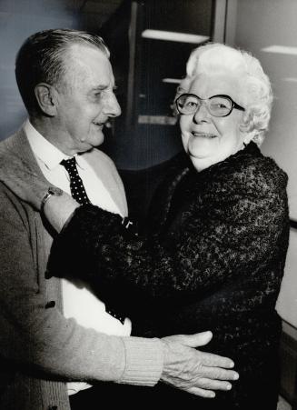 Together: 80-year Bill Moore hasn't seen his 76-year-old sister Edith Naris since she was born, but yesterday, through tears of joy, they greeted each other at Toronto Internation Airport