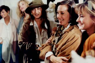 Decade makers: Above, Donna Karan showed a grasp of what career women wanted, while Lacroix finally won us over with his sense of fun