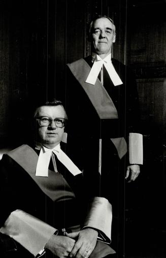 Justice R. G. Trainor, Justice F. W. Callaghan Glasses