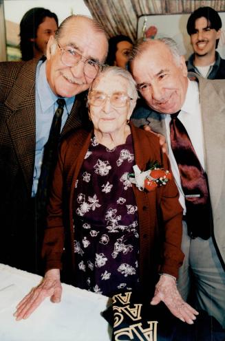 Carmela Di Vincenio, 100 & Sons Guido, 68 (left) Livio, 61