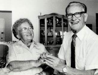Couple still happy after 60 years- avoiding arguments is their key to wedded bliss/8