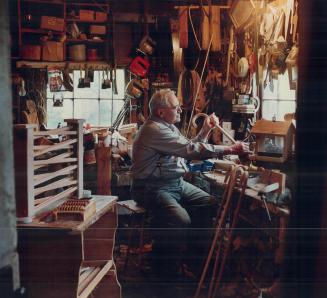 Simon Martin, 77, is an avid woodworker