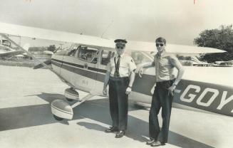 An Airborne traffic COP, OPP Constable John Moore, is ready to take off from Maple with his civilian pilot, Danny Epp, in a chartered plane. Moore fil(...)