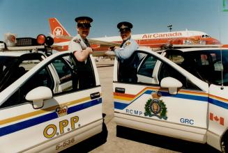 RCMP Constable Keith Baltrus and OPP Constable Kelly Wilson