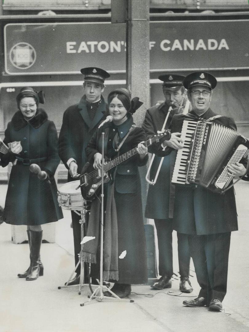 The swinging tempo the Salvation Army band used at the corner of Yonge and Albert Sts
