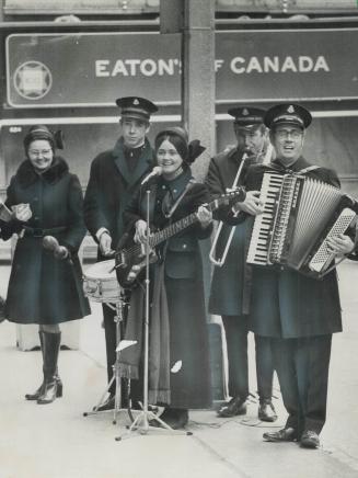 The swinging tempo the Salvation Army band used at the corner of Yonge and Albert Sts