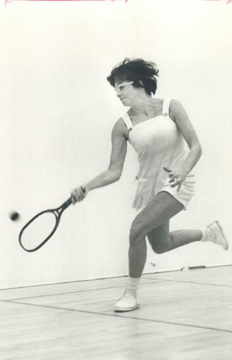 Racquetball, a combination of tennis and squash is said to be the latest craze in indoor sport