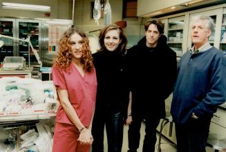 Sarah Jessica Parker (Left) Elizabeth Hurley Hugh Grant Michael Apted