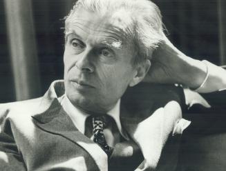 British author Aldous Huxley on a visit to Toronto