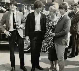 Three Beatles and a Blonde