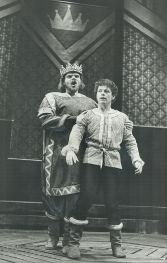 And George Buza (Charlemagne) and Mark Baker (Pippin)