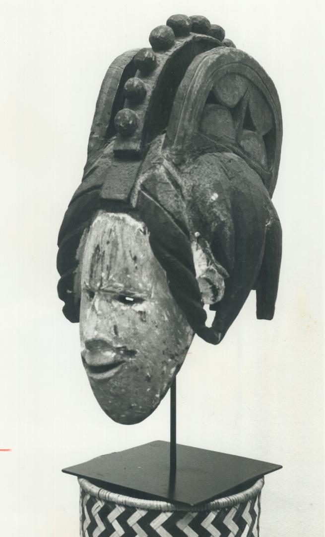 Masks carved by Yoruba tribesmen: Fending off the witches and evil spirits