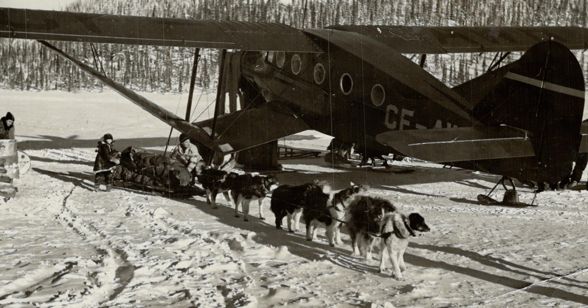 All supplies at great bear have to be flown in and ore is flown out to be refined at Port Hope, Ont