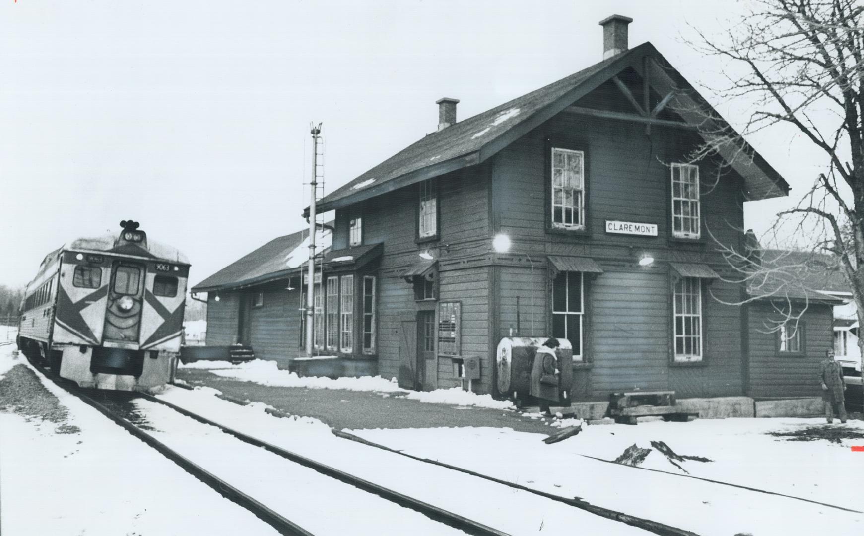 Days are numbered for the railway station at Claremont (above)