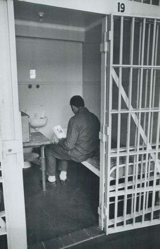 Guelph inmate in single cell