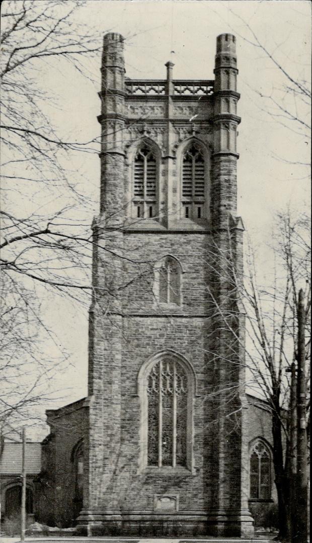 The tower of Grace church, Brant-ford