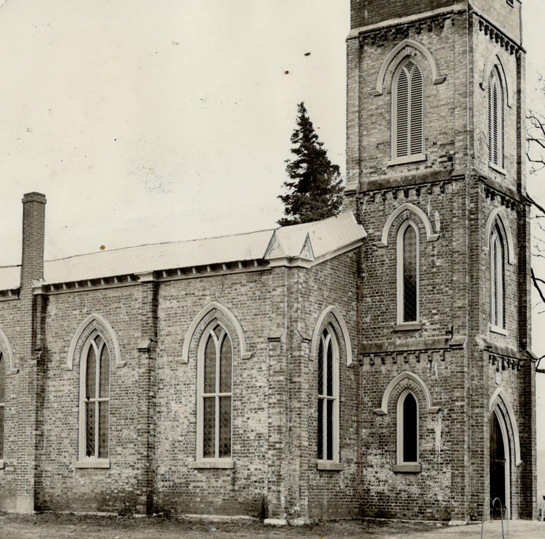 Christ Church, unchanged since its erection in 1843, except for minor alternations