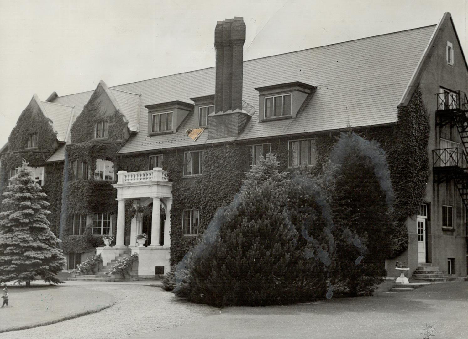 The front view of the Foresters' home is shown (RIGHT)