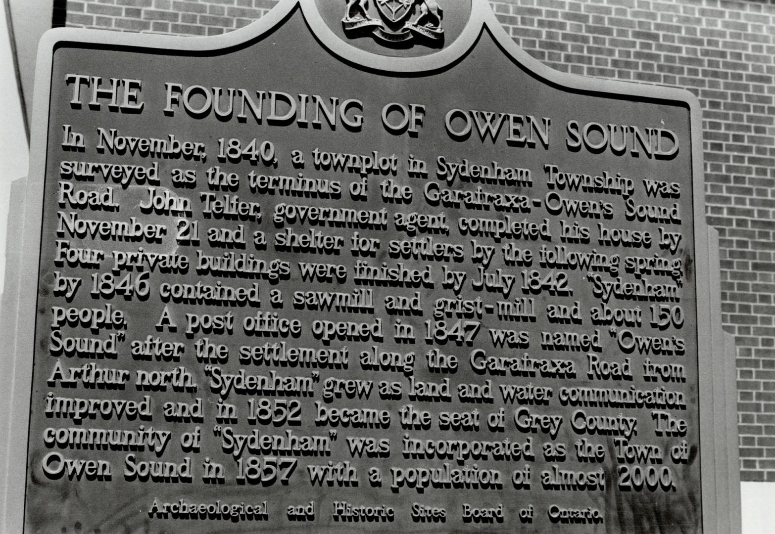 Canada - Ontario - Owen Sound