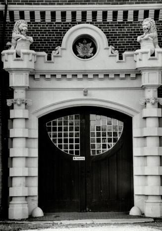 Main entrance to other section of Casa Loma Castle on Walmer Rd
