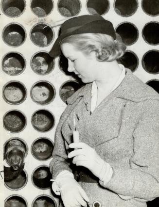 One empty bottle not remains in the cellar with once held 1,800 bottles of rare wines porcelain containers