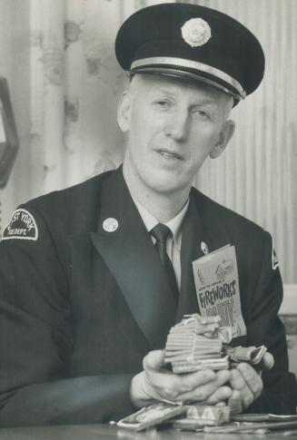 Fire Captain George White, Holds a handful of danger