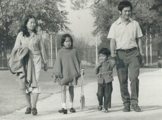 Nguyen family, Yen, An, 9, Huy, 4 and Don: We know we can never return