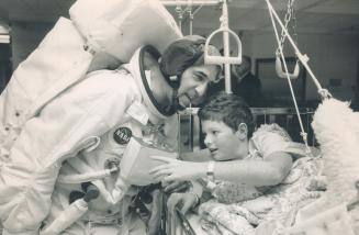 Down-to-earth spaceman. Every kid dreams of rocketing into outer space, so 11-year-old Corey Hickman was thrilled to see some real astronaut paraphern(...)