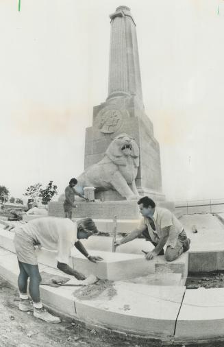Old monument in new spot. Widening the Queen Elizabeth Way near the Humber River has meant finding a new home in Sunnyside Park just east of the Humbe(...)