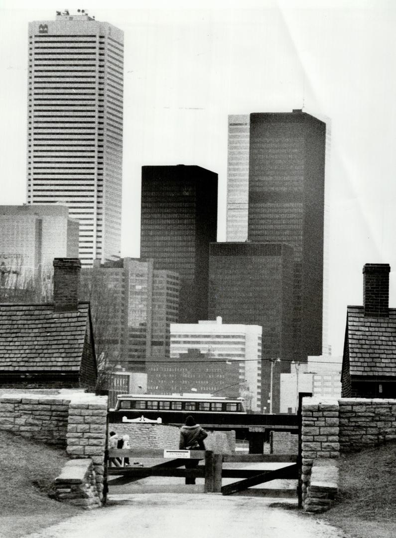 Image shows a number of high-rise Harbour buildings.