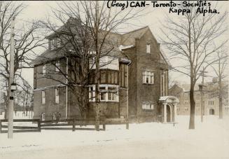 Kappa Alpha Soc. 16 Glaskin Ave., founded 1892, situated on university property, has about 30 active members in the fraternity. [Incomplete]