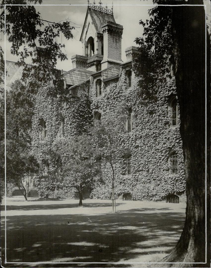 An old world air clings around the Dean's House of University College, Univeristy of Toronto