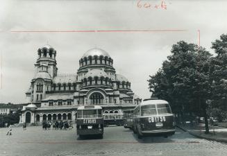 One of Sofia's attractions, Alexander Nevsky Memorial Church, built in 1878