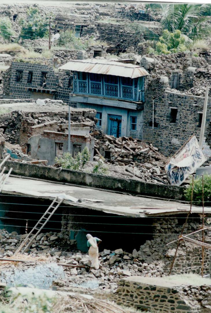 Going through rubble in Kilari