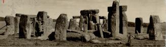 On Salisbury plain stands Stonehenge, two concentric circles of huge stones