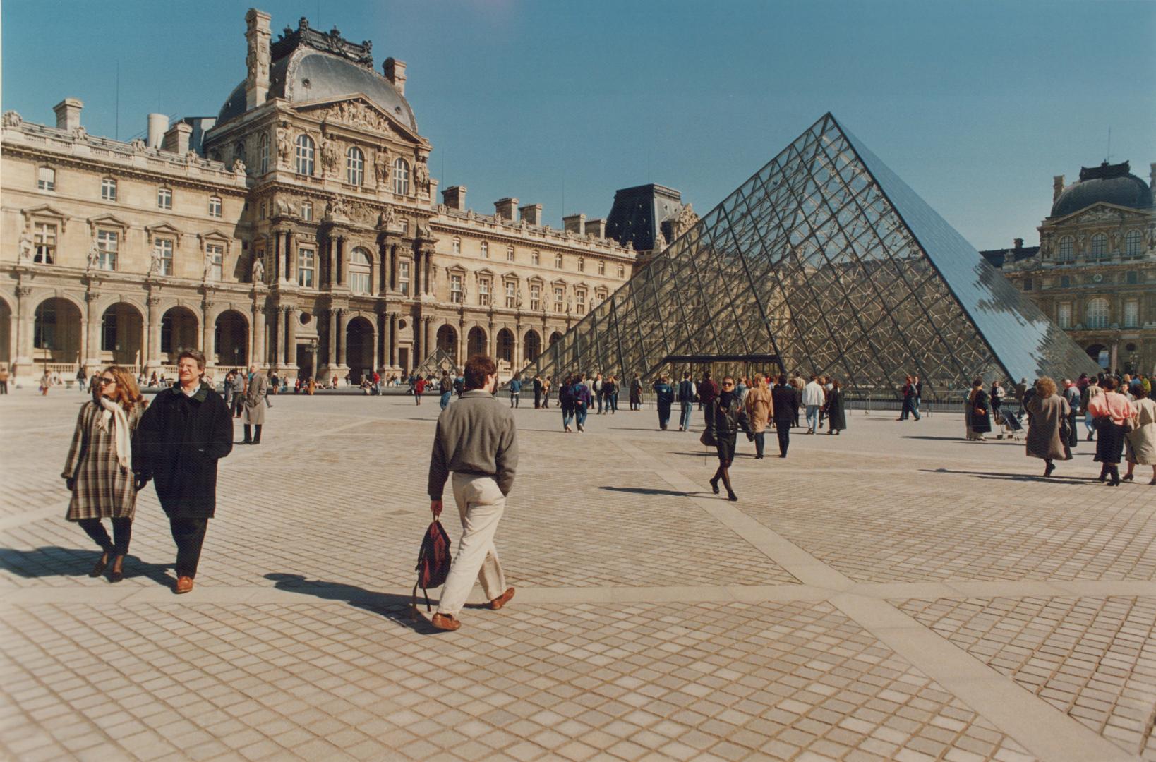 Ancient and modern: the Louvre and its controversial entrance