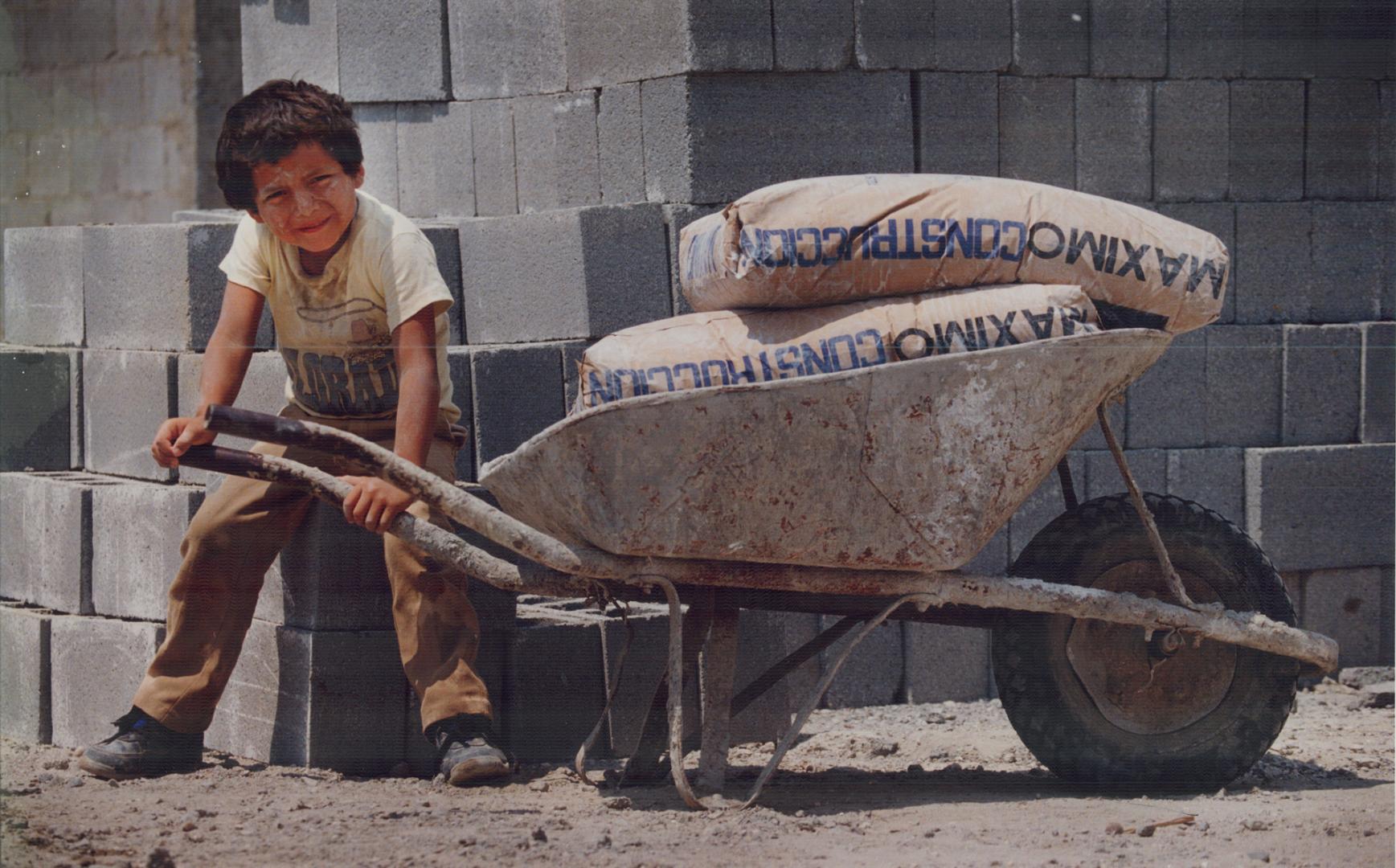 Construction worker Luis Sanchez, 6