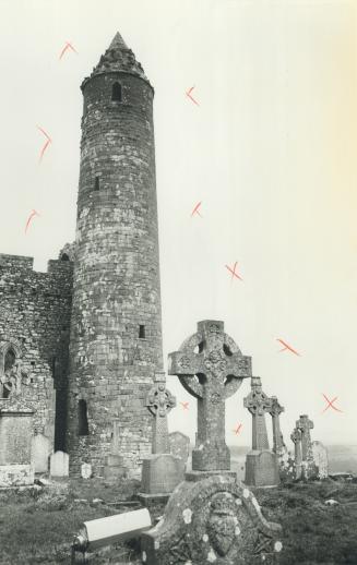 Celtic crosses and fortlike tower homes recall the days when fights and feuds ravaged the land