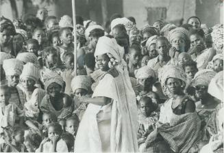 The people of Timbuktu aren't all desert Arabs, as can be seen from the faces in this crowd at a local festival