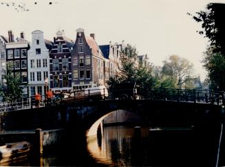 Amsterdam, Grachten Huizen Canal houses